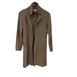 Monteau Women's Tan Cardigan Sweater